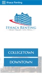 Mobile Screenshot of ithacarenting.com