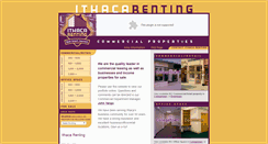 Desktop Screenshot of commercial.ithacarenting.com